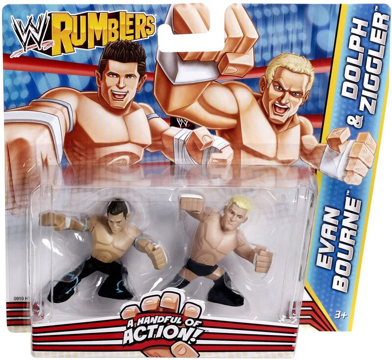 WWE Mattel Rumblers 2 Evan Bourne & Dolph Ziggler
