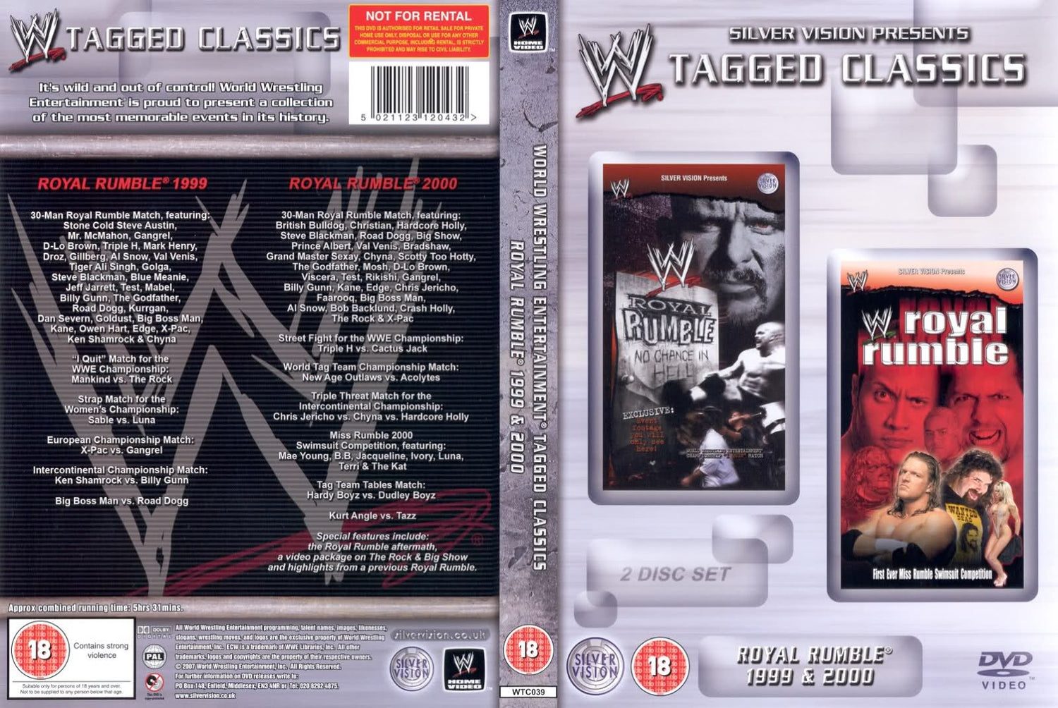 royal rumble 1999 2000 DVDs & Videos Silver vision exclusive