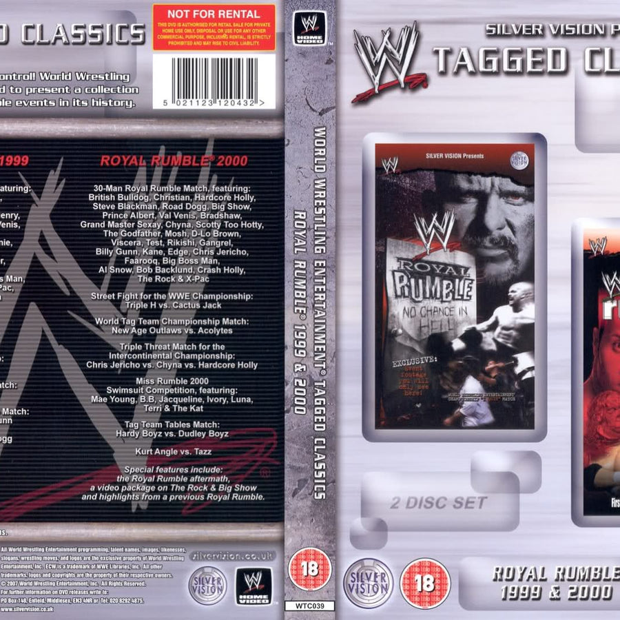 royal rumble 1999 2000 DVDs & Videos Silver vision exclusive