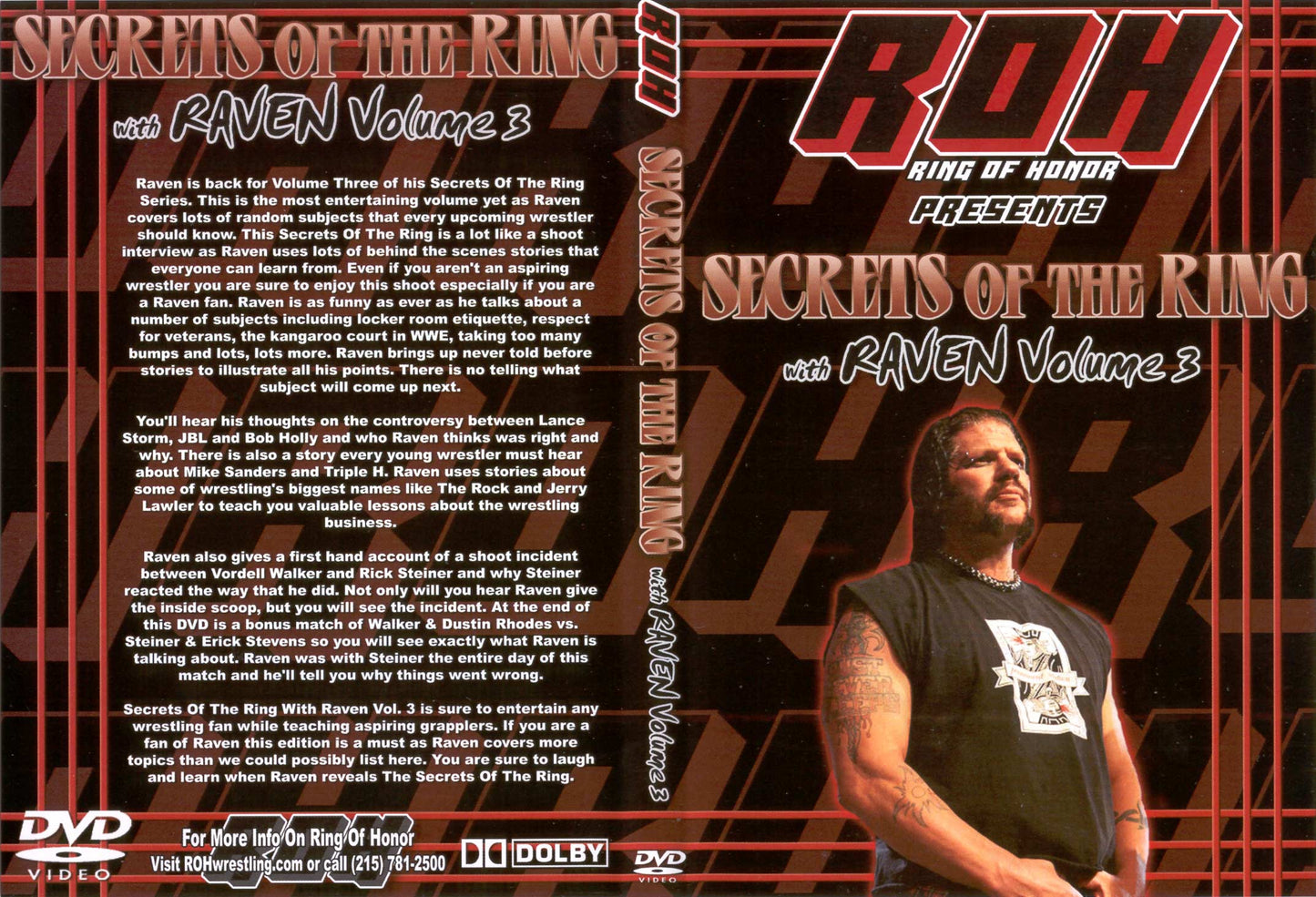 secrets of the ring with raven volume 3 DVDs & Videos Pwcatalog