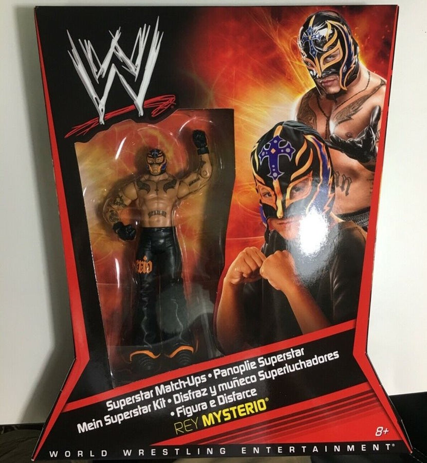 WWE Mattel Superstar Match-Ups 1 Rey Mysterio [With Black & Orange Mask] Action & Toy Figures PWcatalog
