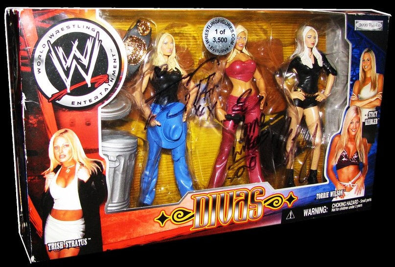 WWE Jakks Pacific Divas [With Trish Stratus, Torrie Wilson & Stacy Kiebler, Exclusive] Action & Toy Figures PWcatalog