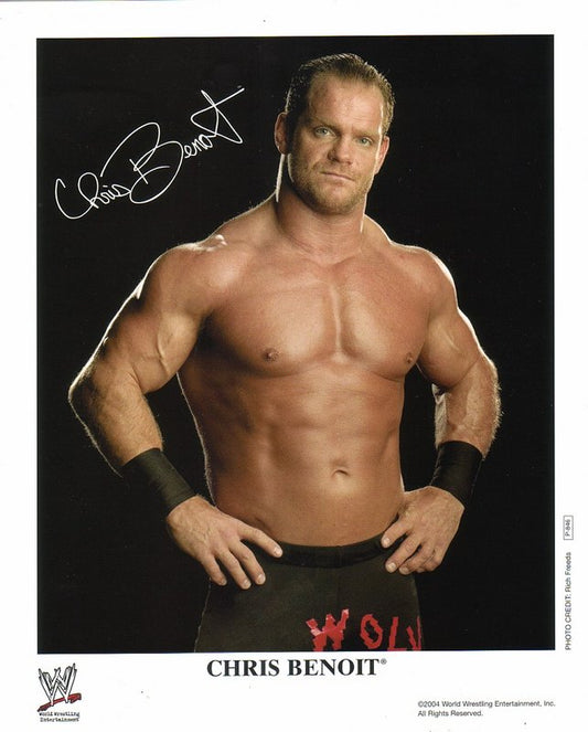 2004 Chris Benoit P846b Color (Pre-Printed Autograph)