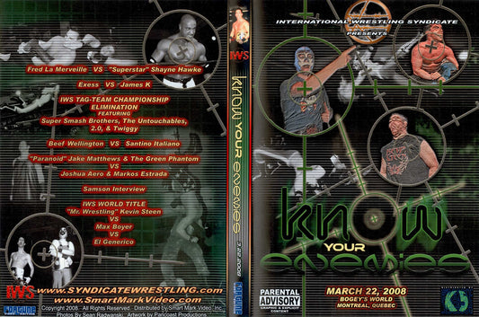know your ennemies 2008 DVDs & Videos Pwcatalog