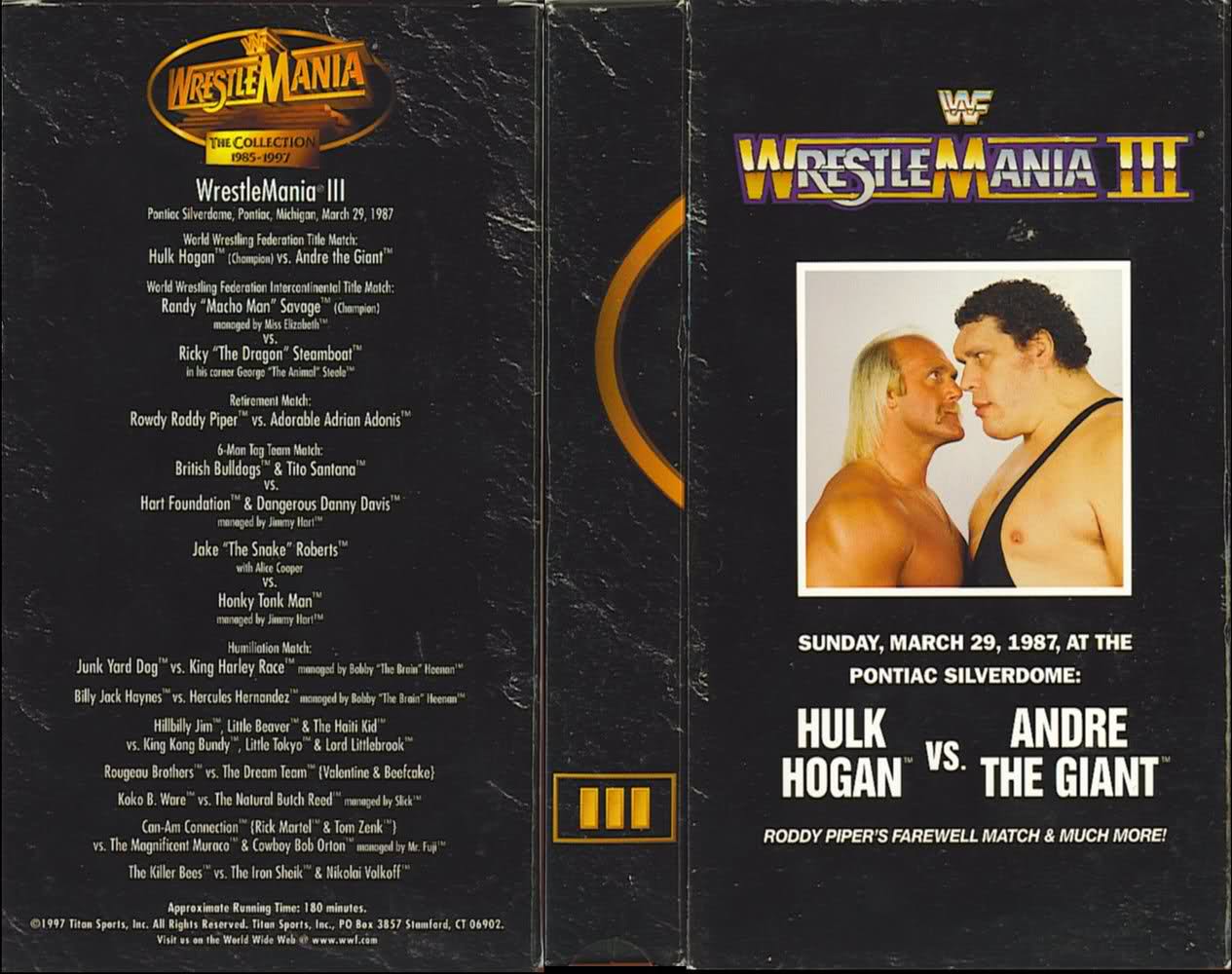 wrestlemania the collection 1985-1997 wrestlemania iii PW Catalog
