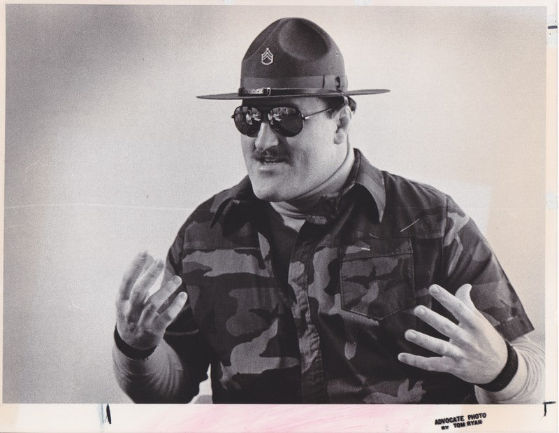 1985 AWA Sgt. Slaughter Promo Photo