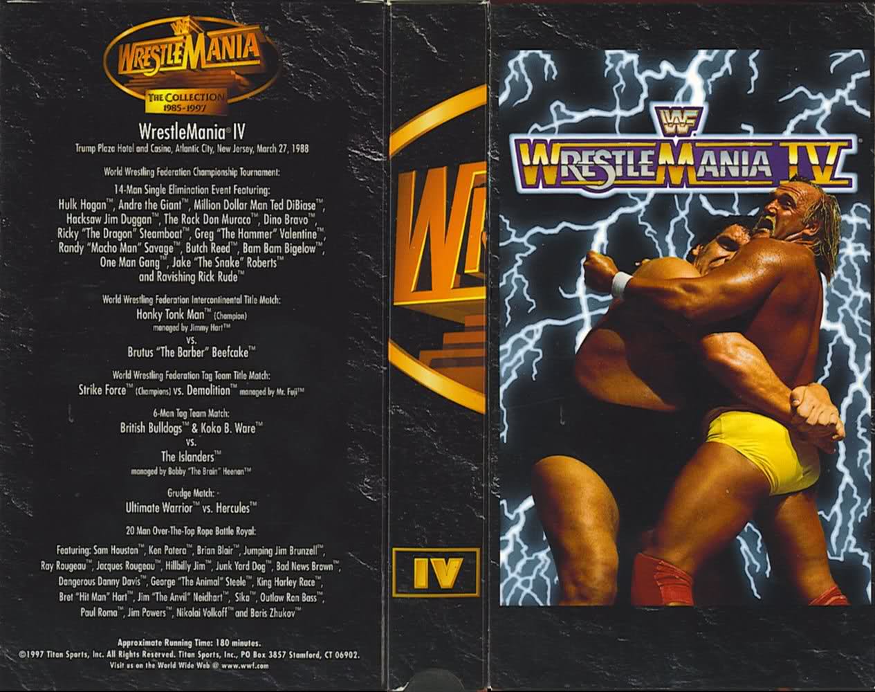 wrestlemania the collection 1985-1997 wrestlemania iv PW Catalog