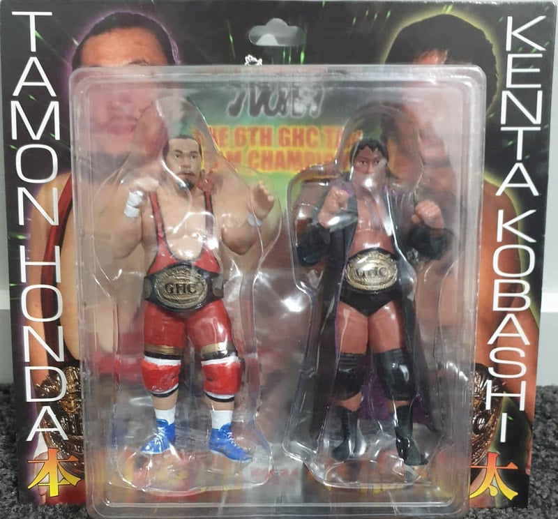 Pro-Wrestling NOAH Mogura House Multipack: Tamon Honda [With Blue Boots] & Kenta Kobashi Action & Toy Figures PWcatalog