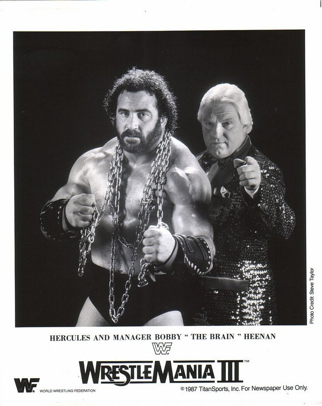 1987 Hercules w/Bobby Heenan WM3 PWcatalog