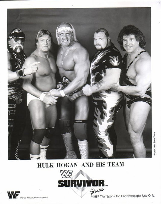 WWF-Promo-Photos1987-Survivor-Series:-Hulk-Hogan-His-Team-