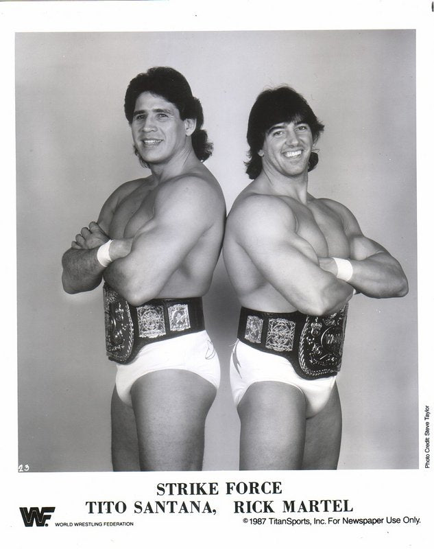 1987 WWF TAG TEAM CHAMPIONS Strike Force (RARE) PWcatalog