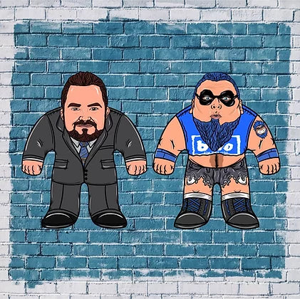 Brothers Gaddor Officially Licensed Gaddor Buddies Mind of the Meanie Set: Josh Shernoff & Blue Meanie