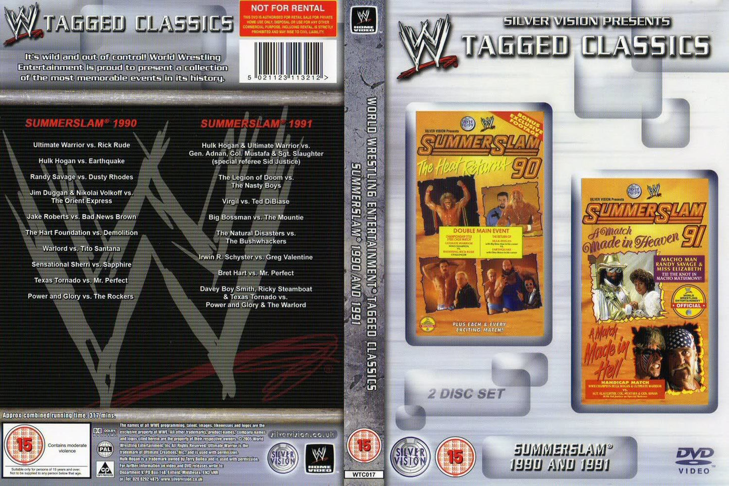 summerslam 1990 1991 DVDs & Videos Silver vision exclusive