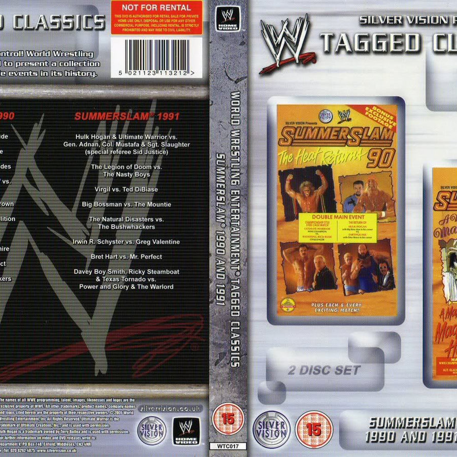 summerslam 1990 1991 DVDs & Videos Silver vision exclusive