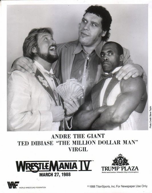 1988 Mega-Bucks Andre/DiBiase w/Virgil WM4