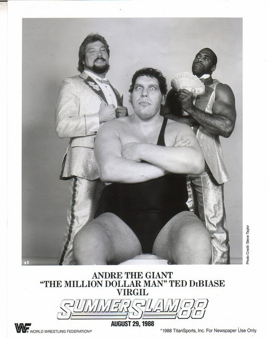 WWF-Promo-Photos1988-Mega-Bucks-Andre/Dibiase-Virgil-SS88-