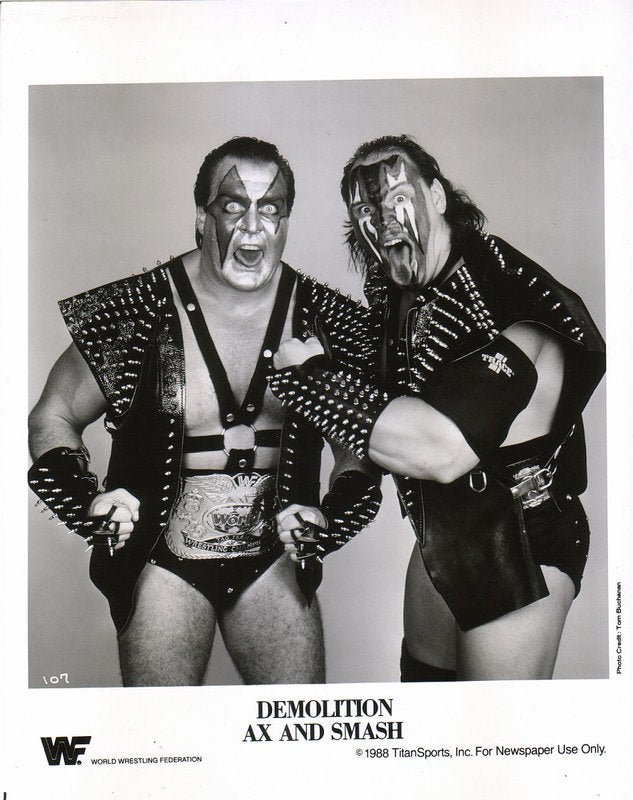 1988 WWF TAG TEAM CHAMPIONS Demolition Ax Smash