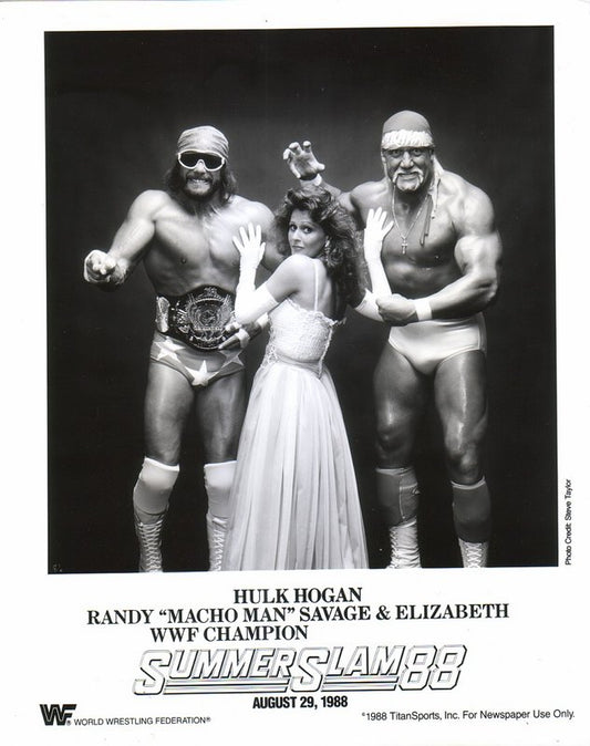 1988 The Mega Powers (Macho/Liz/Hulk) SummerSlam &nbsp;