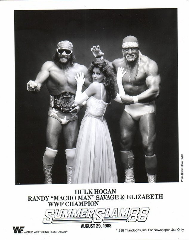1988 The Mega Powers (Macho/Liz/Hulk) Summerslam &nbsp; PWcatalog