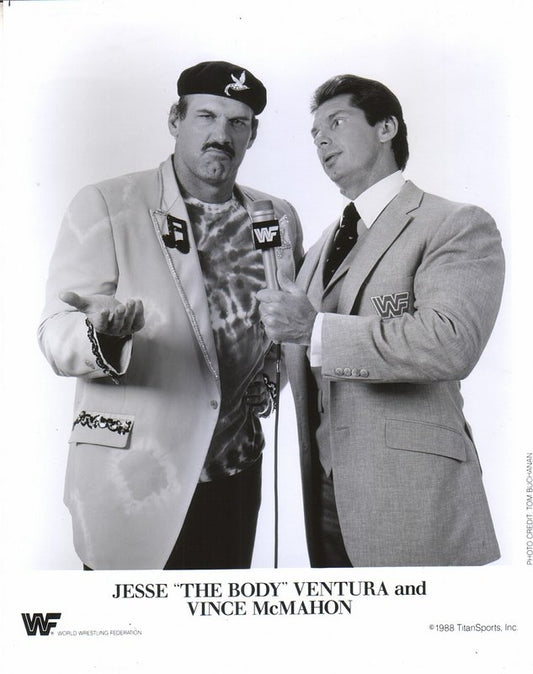 1988 Vince McMahon Jesse Ventura