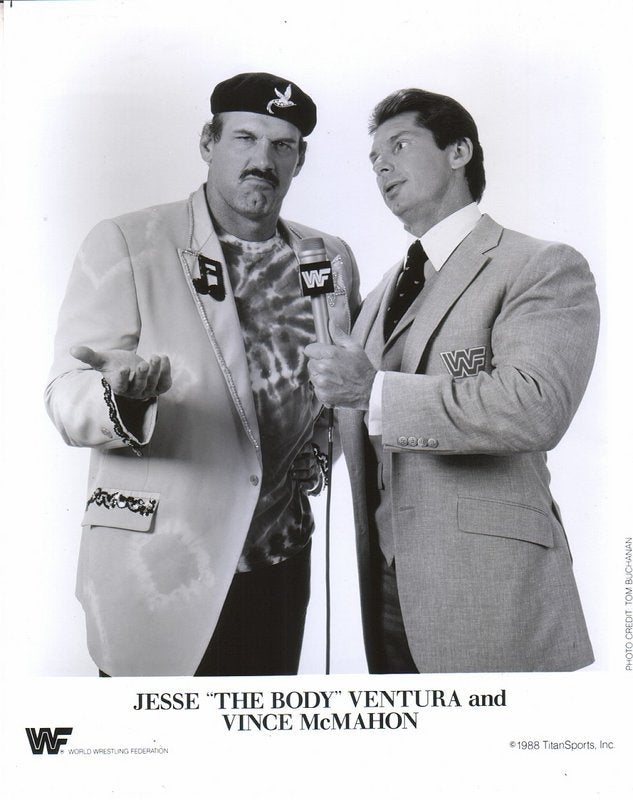 1988 Vince McMahon Jesse Ventura