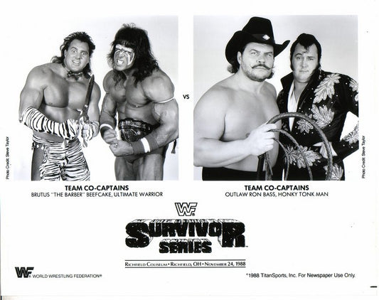 1988 Survivor Series: Warrior/Beefcake Team vs. Honky/Bass Team