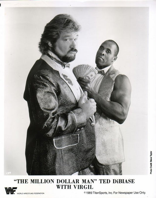 1989 Million Dollar Man Ted DiBiase w/Virgil