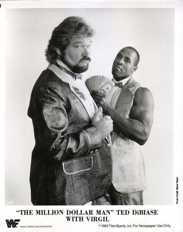 1989 Million Dollar Man Ted Dibiase w/Virgil PWcatalog