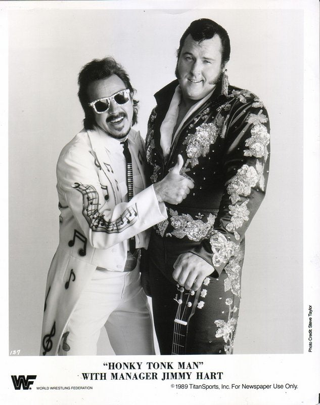 1989 Honky Tonk Man w/Jimmy Hart
