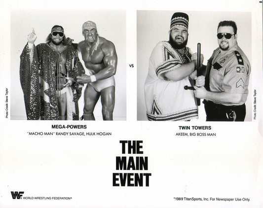 WWF-Promo-Photos1989-Main-Event-Mega-Powers-vs.-Twin-Towers-