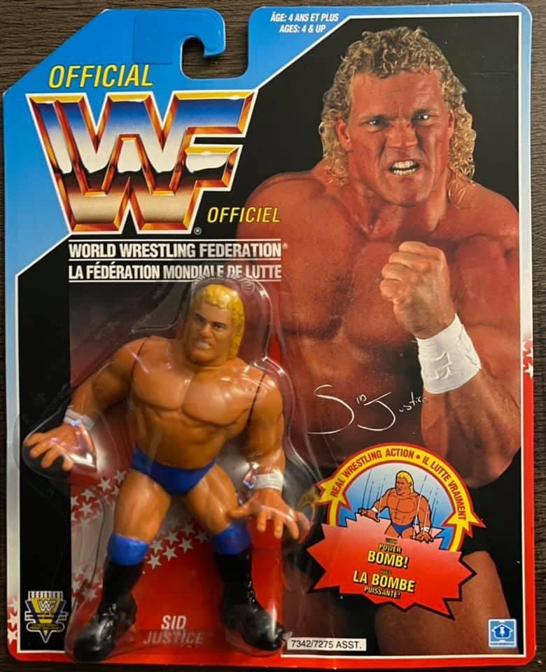 WWF Hasbro 5 Sid Justice with Power Bomb!