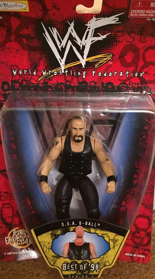 1998 WWF Jakks Pacific Best of 1998 Series 1 D.O.A. 8-Ball [Exclusive] Action & Toy Figures PWcatalog