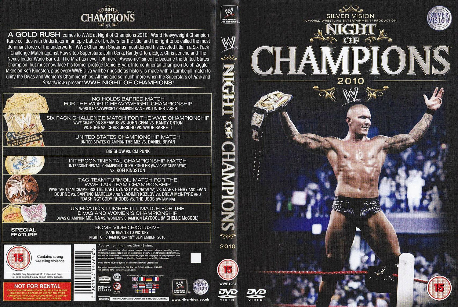 night of champions 2010 DVDs & Videos Pwcatalog