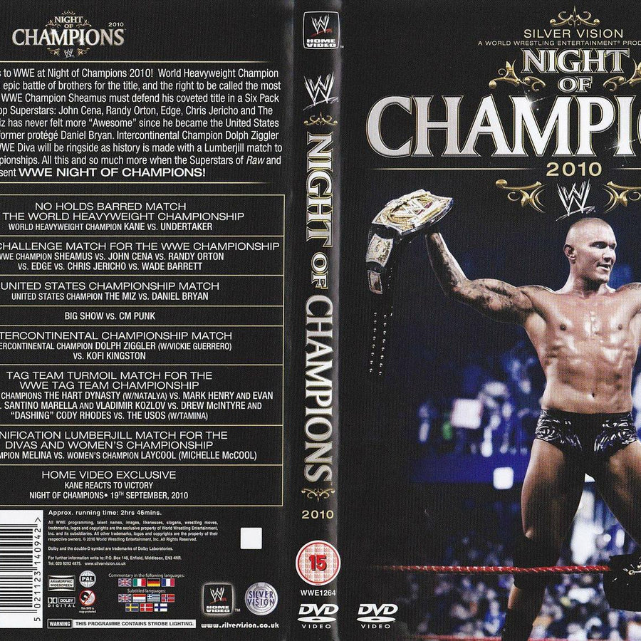 night of champions 2010 DVDs & Videos Pwcatalog