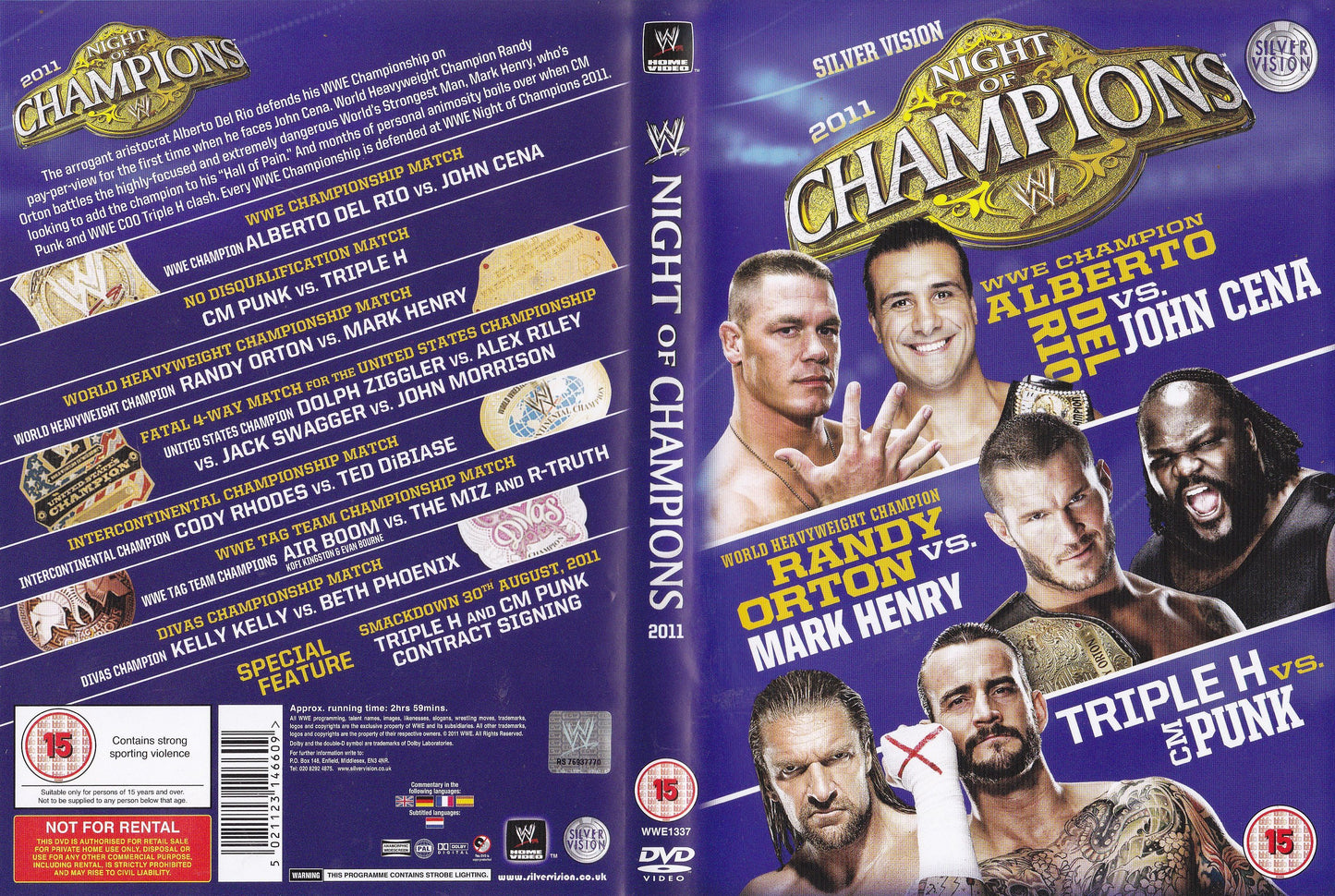 night of champions 2011 DVDs & Videos Pwcatalog