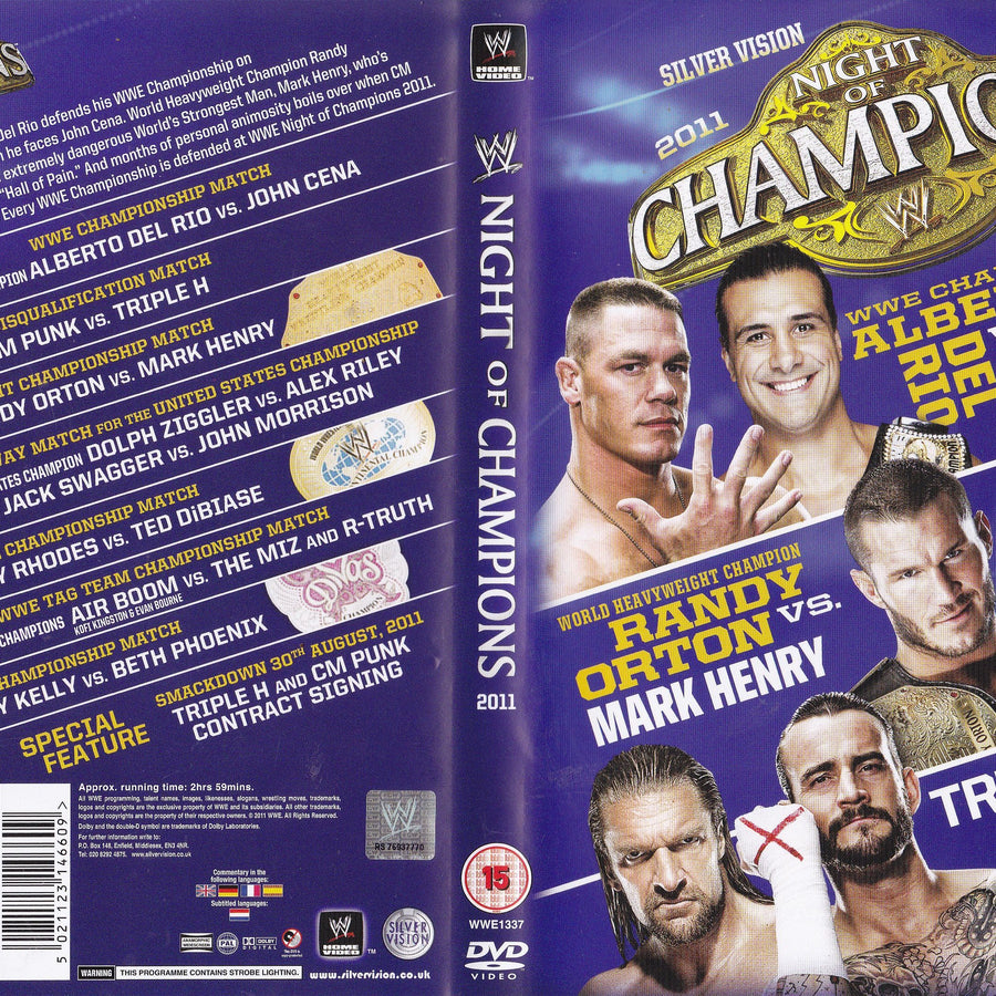 night of champions 2011 DVDs & Videos Pwcatalog