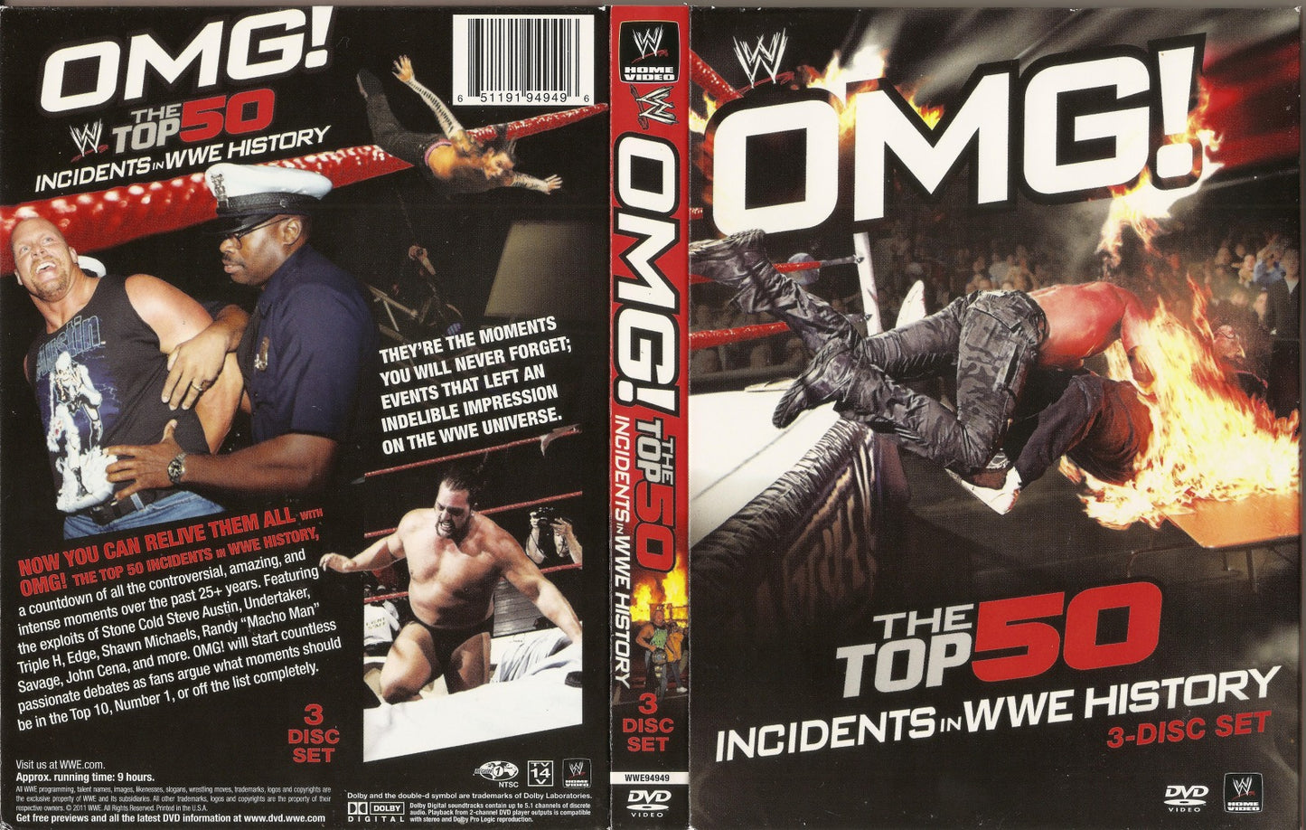 omg the top 50 incidents in wwe history DVDs & Videos Pwcatalog