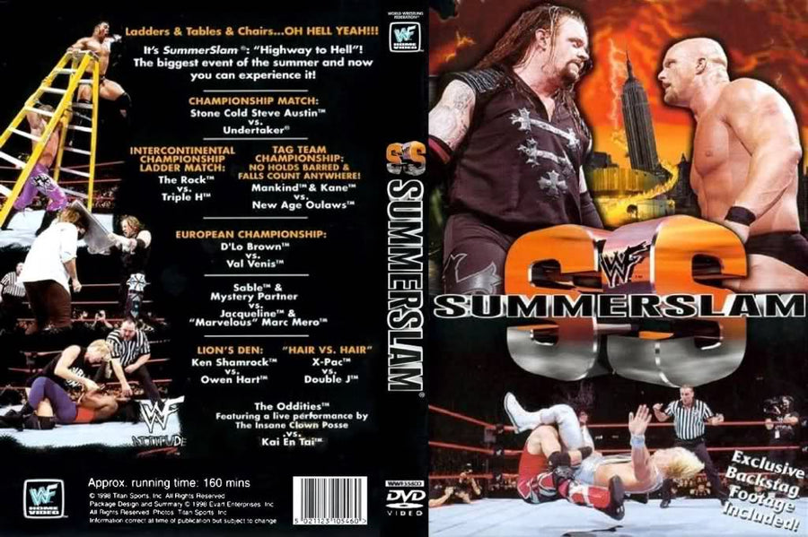 Summerslam 1998 DVDs & Videos Pwcatalog