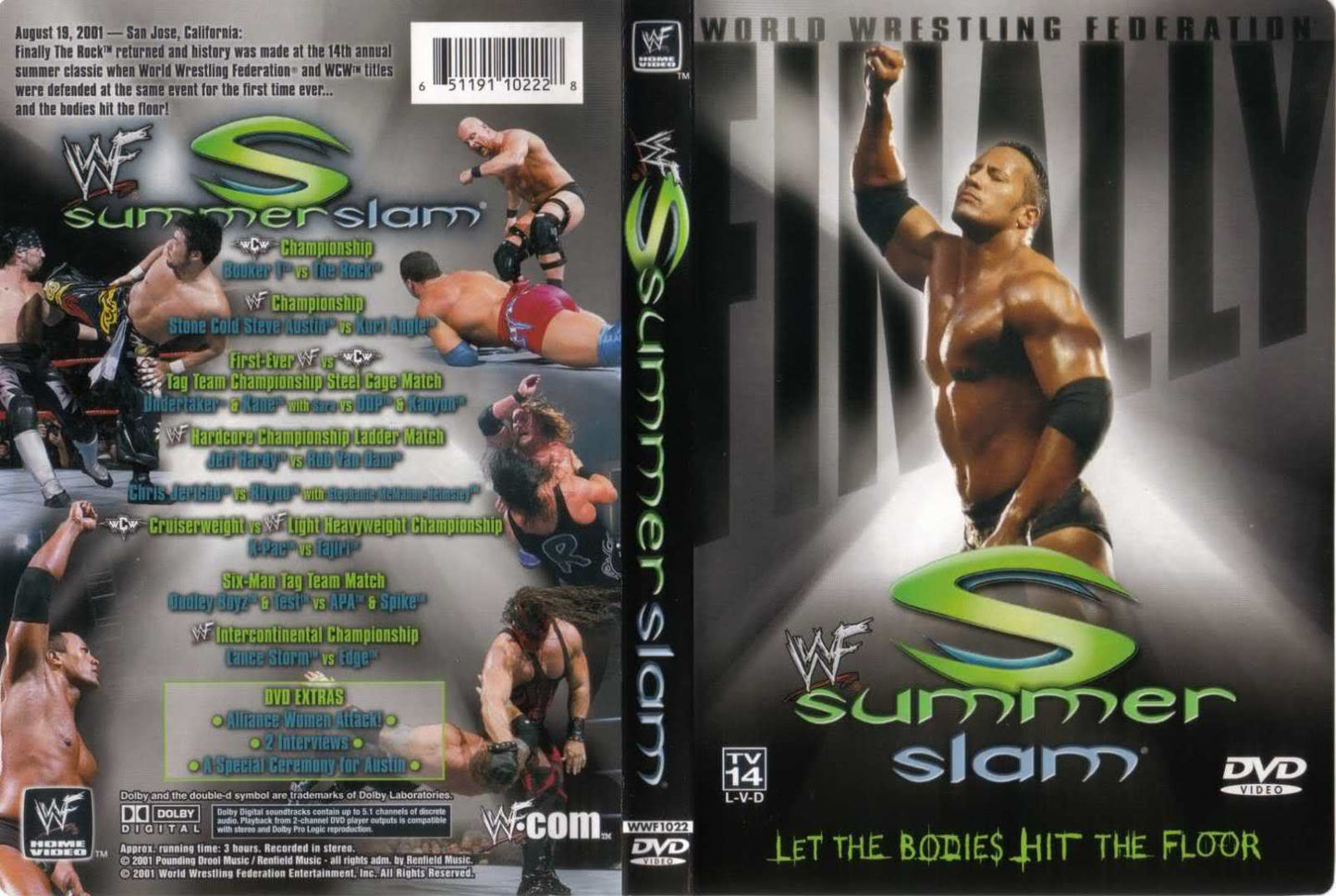 Summerslam 2001 DVDs & Videos Pwcatalog