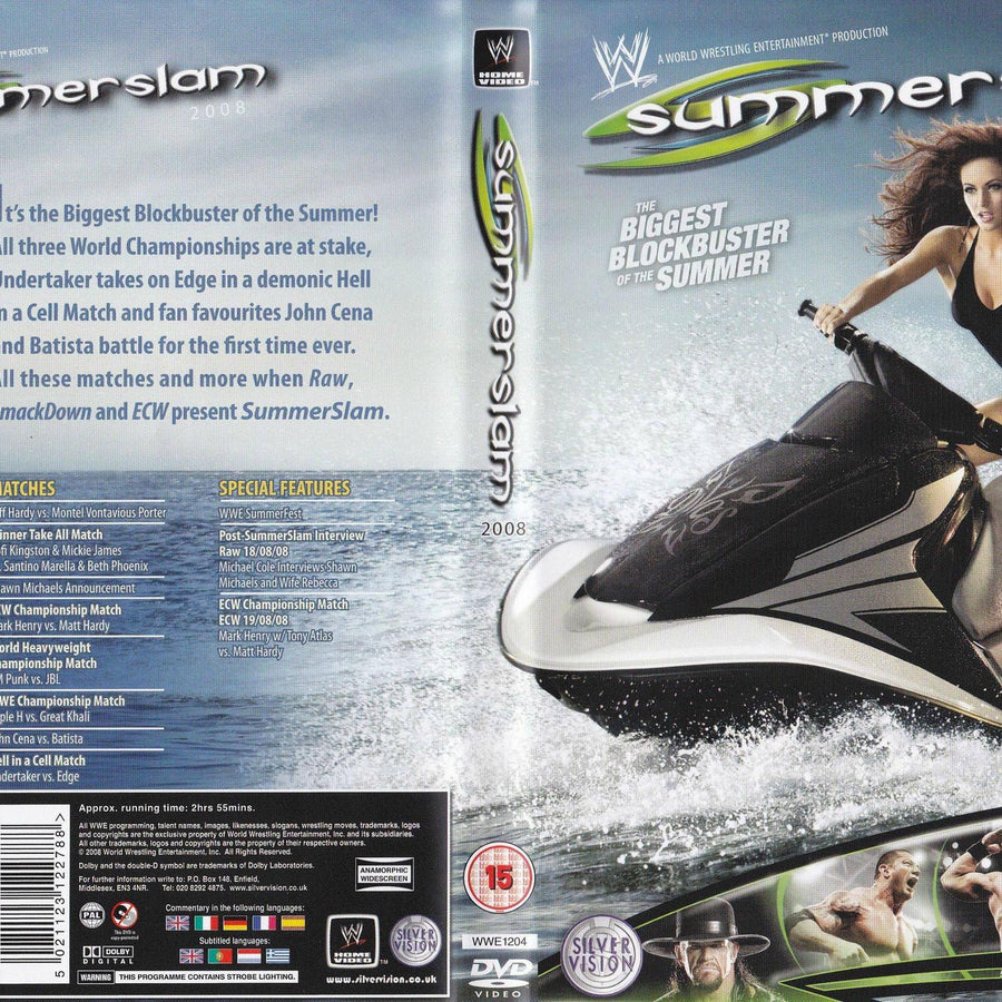 Summerslam 2008 DVDs & Videos Pwcatalog