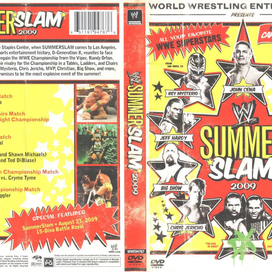 Summerslam 2009 DVDs & Videos Pwcatalog