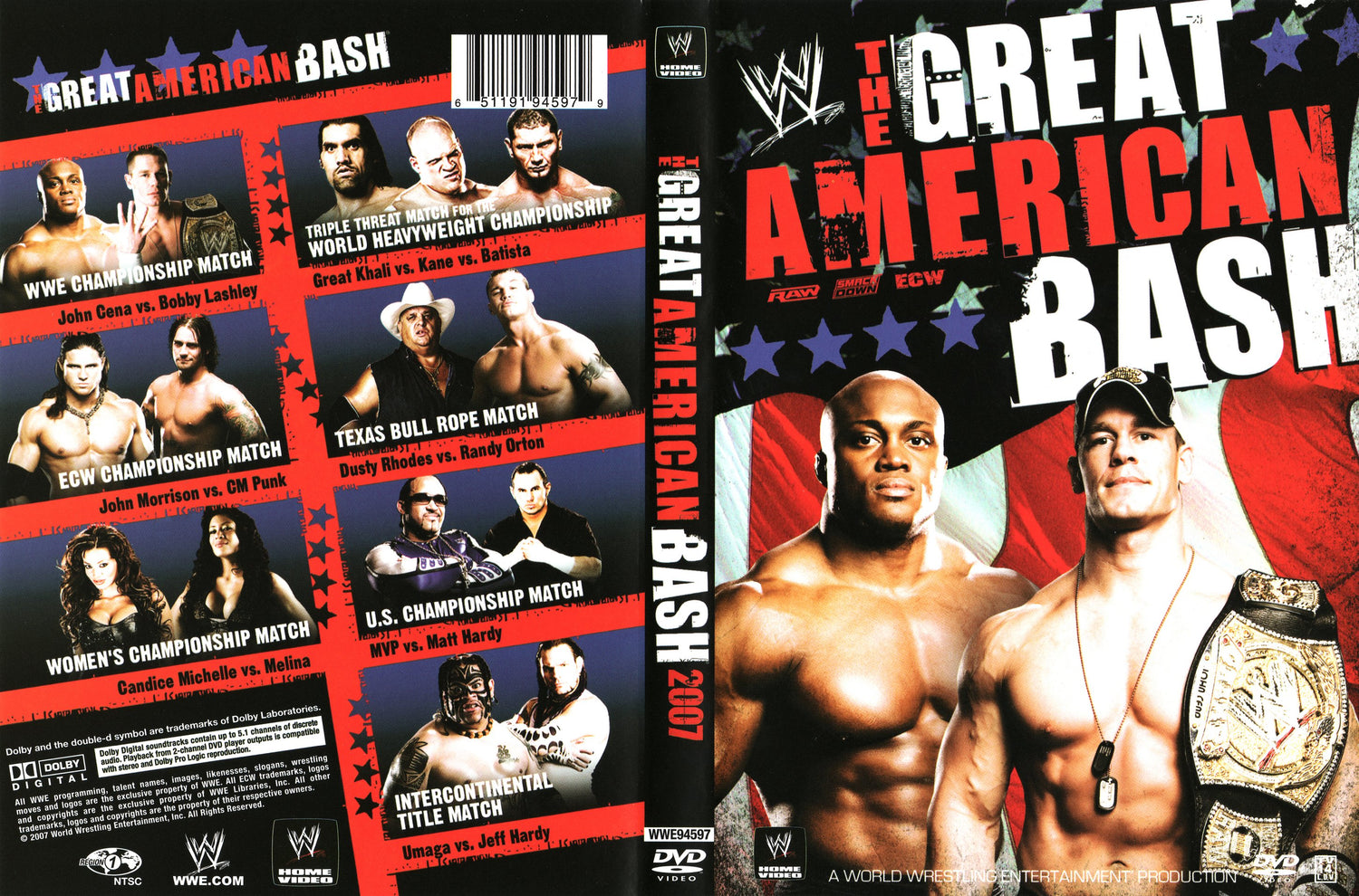 the great american bash 2007 DVDs & Videos Pwcatalog