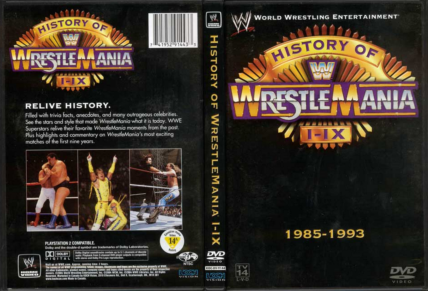 the history of wrestlemania i ix DVDs & Videos Pwcatalog