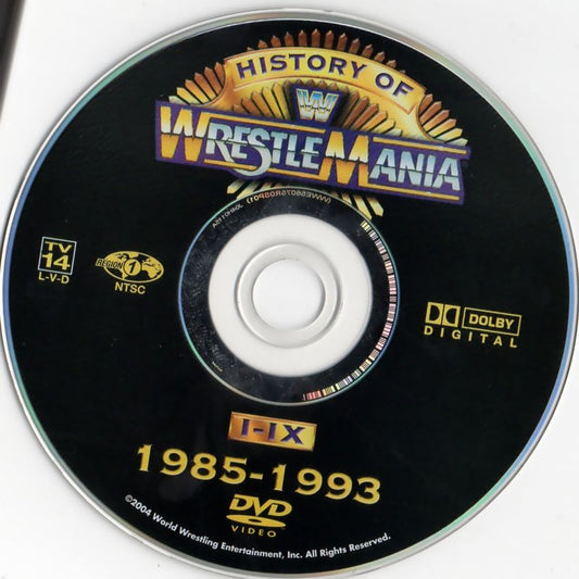 the history of wrestlemania i ix disc DVDs & Videos Pwcatalog