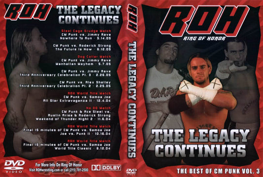the legacy continues the best of cm punk vol3