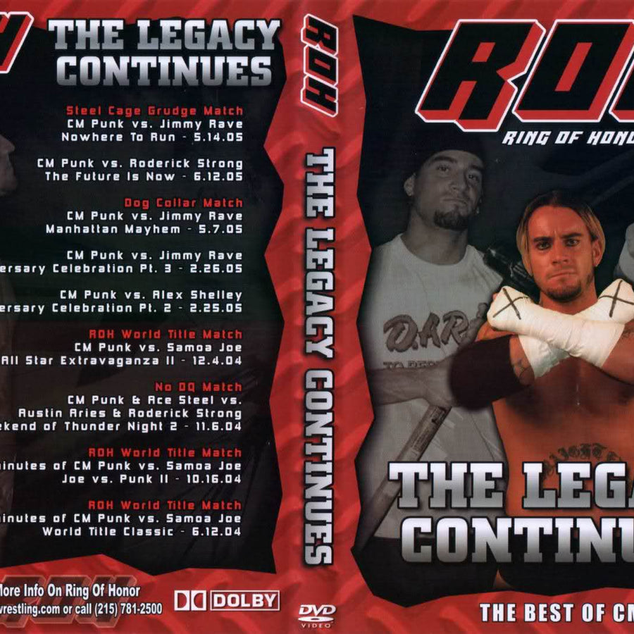 the legacy continues the best of cm punk vol3 DVDs & Videos Pwcatalog