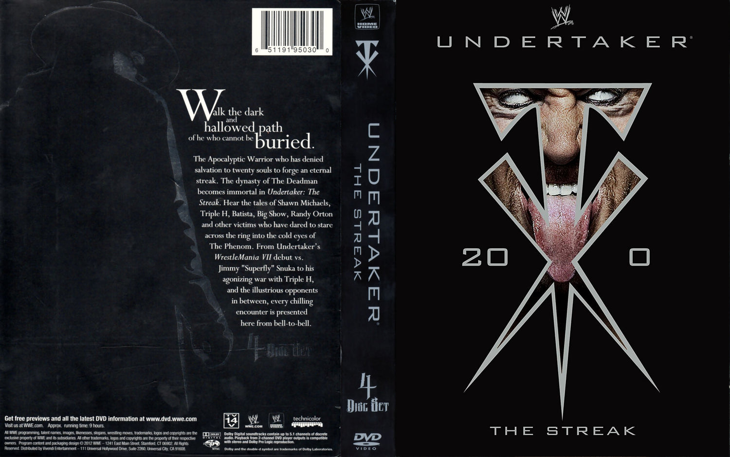 undertaker the streak 20 0 1st version DVDs & Videos Pwcatalog