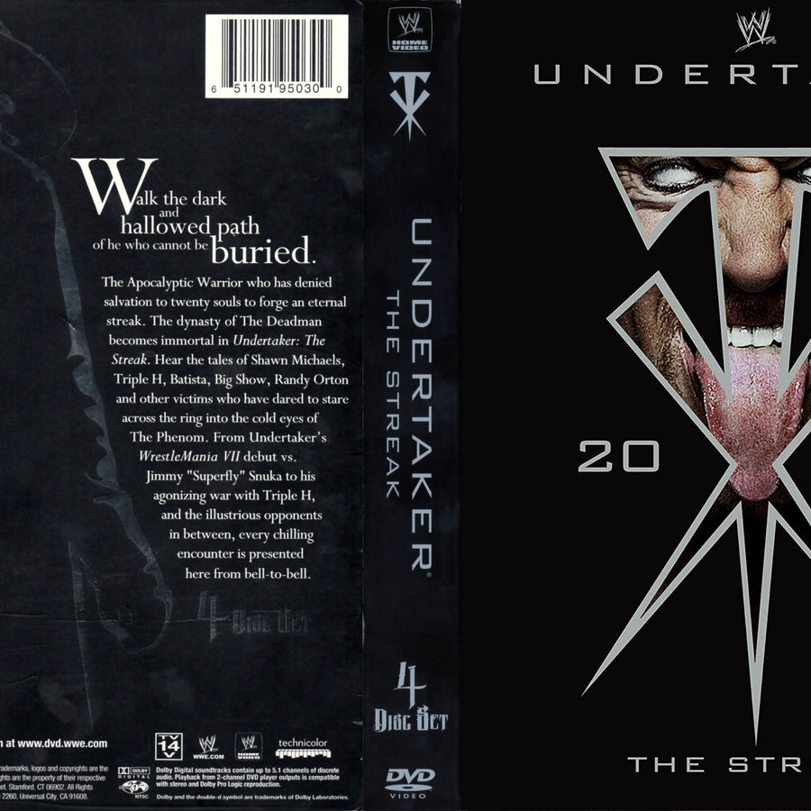 undertaker the streak 20 0 1st version DVDs & Videos Pwcatalog