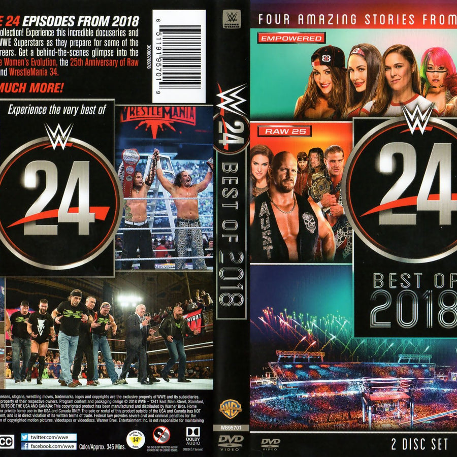 wwe 24 best of 2018 DVDs & Videos Pwcatalog