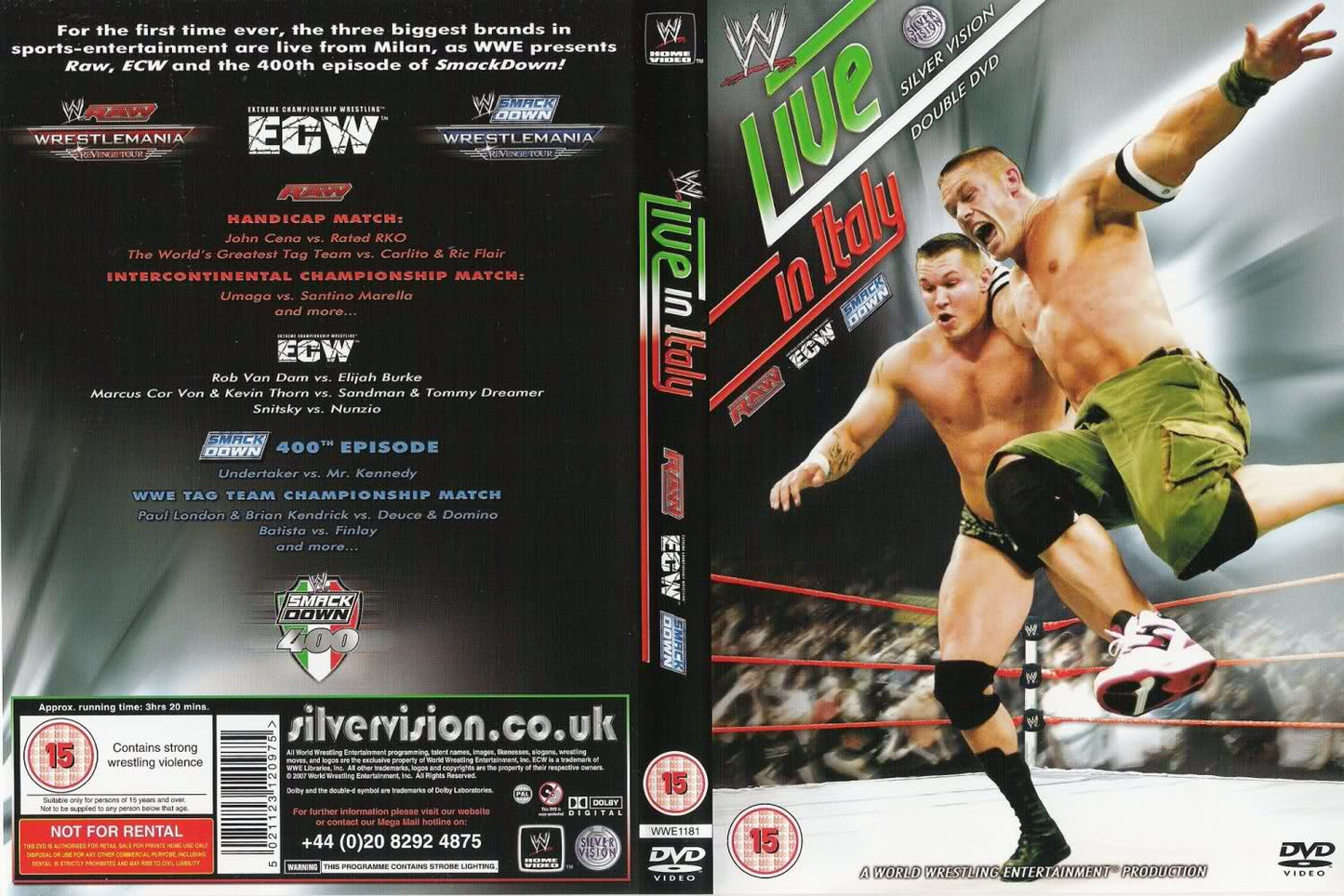 wwe live in italy DVDs & Videos Pwcatalog